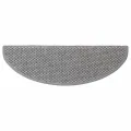 Tapis d'escalier autocollants 30 pcs 65x21x4 cm argenté