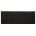 Tapis d'escalier auto-adhésifs 30 pcs noir 65x24,5x3,5 cm