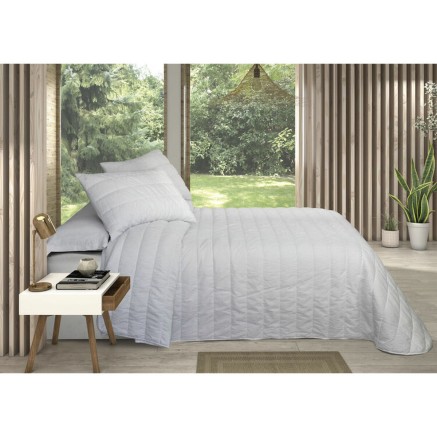 Sprei Pierre Cardin OLIMPIA Wit Bed van 90 (2 Onderdelen) 2