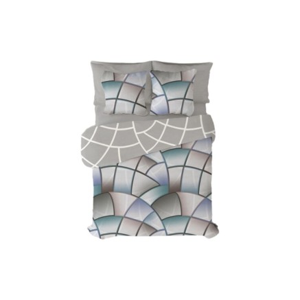 Dekbedovertrek set Pierre Cardin Lucas Grijs Bed van 180 4 Onderdelen