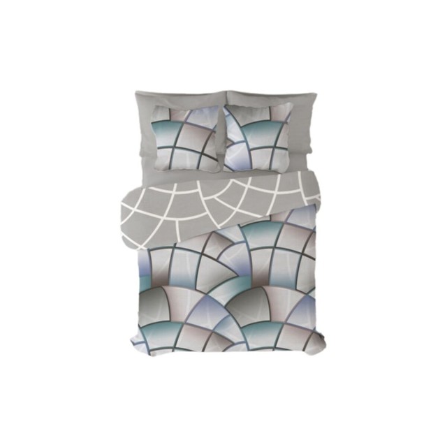 Dekbedovertrek set Pierre Cardin Lucas Grijs Bed van 180 4 Onderdelen