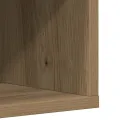 Meuble à chaussures chêne artisanal 54x34x183cm bois ingénierie