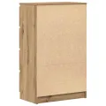 Buffet chêne artisanal 60x35x98,5 cm bois d'ingénierie