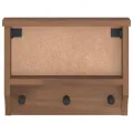 Porte-manteau mural SANDNES 45x12x35 cm bois massif pin