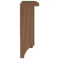 Porte-manteau mural SANDNES 45x12x35 cm bois massif pin