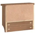 Porte-manteau mural SANDNES 45x12x35 cm bois massif pin