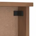 Porte-manteau mural SANDNES 45x12x35 cm bois massif pin
