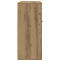 Buffet chêne artisanal 88x30x70 cm bois d'ingénierie
