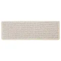 Tapis d'escalier autocollants 30 pcs 65x21x4 cm crème