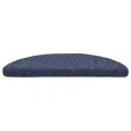 Tapis d'escalier auto-adhésifs 30 pcs bleu 56x17x3 cm