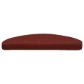 Tapis d'escalier autocollants 30 pcs rouge 65x21x4 cm