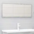 Ensemble de meubles de salle de bain 2 pcs Gris béton Aggloméré