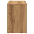 Banc à chaussures chêne artisanal 80x30x45 cm bois d'ingénierie