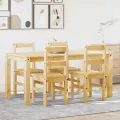 Ensemble à manger Panama 5 pcs bois de pin massif