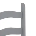 Ensemble à manger Panama 3 pcs gris bois de pin massif