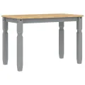 Ensemble à manger Panama 5 pcs gris bois de pin massif
