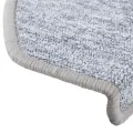 Tapis d'escalier 20 pcs gris clair 65x24x4 cm