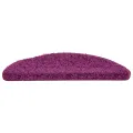 Tapis d'escalier 20 pcs violet 56x17x3 cm