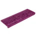 Tapis d'escalier 20 pcs 65x21x4 cm violet