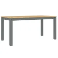 Ensemble à manger Panama 4 pcs gris bois de pin massif