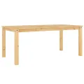 Ensemble à manger Panama 3 pcs bois de pin massif
