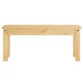 Ensemble à manger Panama 3 pcs bois de pin massif