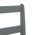 Ensemble à manger Panama 5 pcs gris bois de pin massif