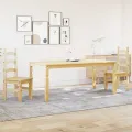 Ensemble à manger Panama 3 pcs bois de pin massif