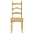 Ensemble à manger Panama 3 pcs bois de pin massif