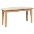 Banc 90 cm bois massif caoutchouc