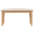 Banc 90 cm bois massif caoutchouc