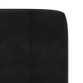 Chaises à manger lot de 2 Noir Velours