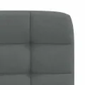 Chaises à manger lot de 2 gris foncé tissu