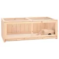 Cage à hamster 104x52x38 cm bois massif de sapin