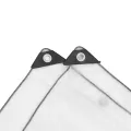 Bâche transparente avec œillets 3x4 m polyéthylène