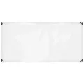 Bâche transparente avec œillets 1x2 m polyéthylène
