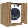 Meuble pour machine à laver chêne artisanal 70,5x71,5x91,5 cm
