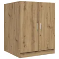 Meuble pour machine à laver chêne artisanal 70,5x71,5x91,5 cm