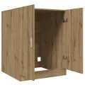 Meuble pour machine à laver chêne artisanal 70,5x71,5x91,5 cm
