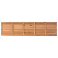 Dessus de table marron clair bois chêne massif rectangulaire