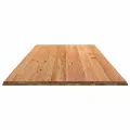Dessus de table marron clair bois chêne massif rectangulaire