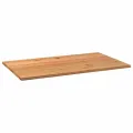 Dessus de table marron clair bois chêne massif rectangulaire