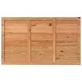 Dessus de table marron clair bois chêne massif rectangulaire