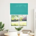 Store plissé vert pétrole 85x150 cm largeur du tissu 84,4 cm