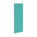 Store plissé vert pétrole 50x150 cm largeur du tissu 49,4 cm