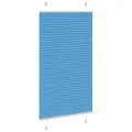 Store plissé bleu 75x150 cm largeur du tissu 74,4 cm polyester