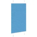 Store plissé bleu 75x150 cm largeur du tissu 74,4 cm polyester