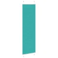 Store plissé vert pétrole 60x200 cm largeur du tissu 59,4 cm