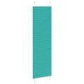 Store plissé vert pétrole 60x200 cm largeur du tissu 59,4 cm