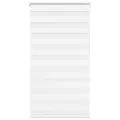 Store zèbre blanc 80x150 cm largeur du tissu 75,9 cm polyester